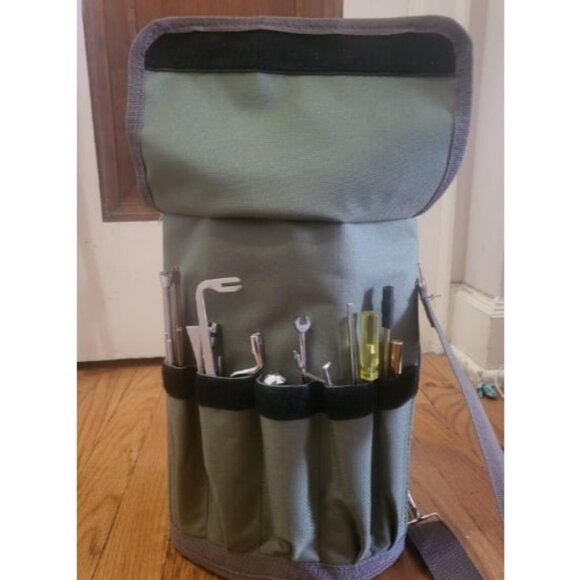 Tool Bag Roll Up Heavy Duty Tool Organizer for Men Women Portable - Picture 2 of 3